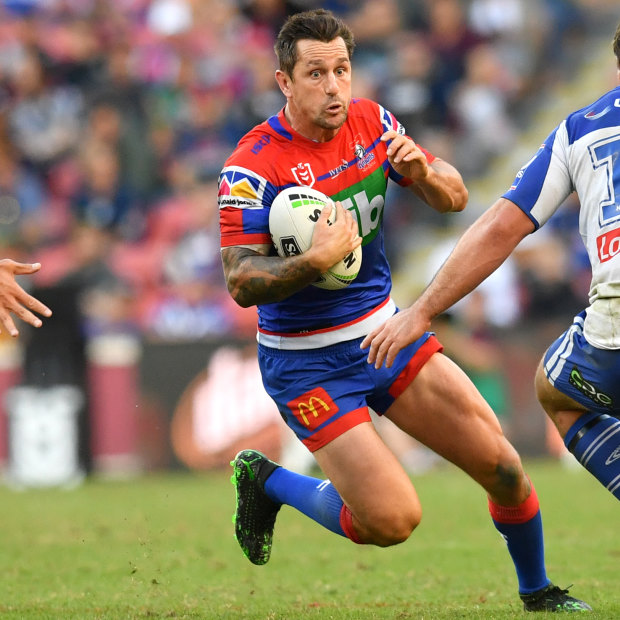 Mitchell Pearce was scooped up by the Knights after being edged out at the Roosters.
