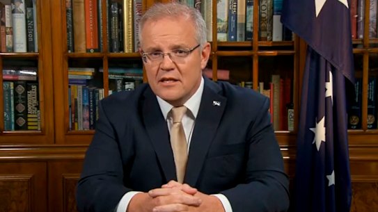 Scott Morrison screengrab coronavirus