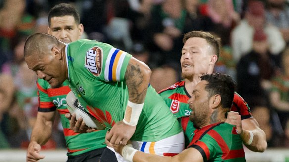 Major doubt: Joey Leilua is considered a long shot to line up in the grand final.