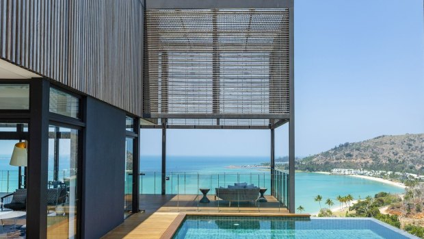 Buying on Hayman Island, home to one of this year’s top beaches, does not come cheap, with this four-bedroom home for sale for $7.7 million.