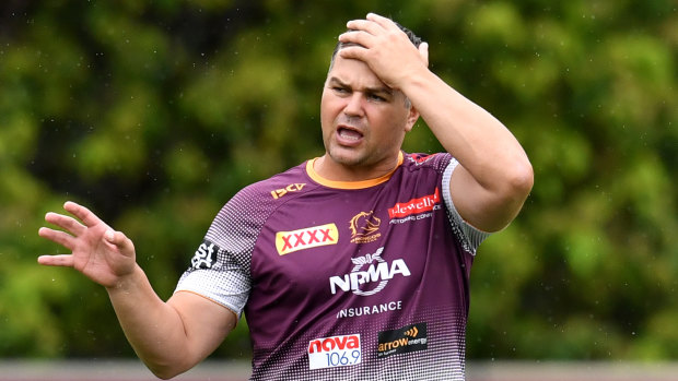 Broncos coach Anthony Seibold.