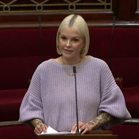 Animal Justice Party MP Georgie Purcell.