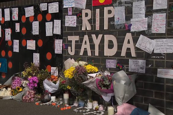 A wall near where Bonner’s body was found has begun to overflow with tributes.