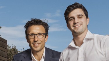 Afterpay founders Anthony Eisen and Nicholas Molnar.