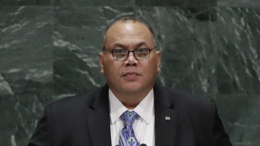 Nauru’s President, Lionel Aingimea.