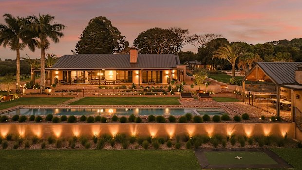 The luxury equine estate in Bangalow.
