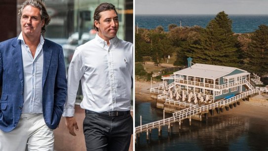 Restaurant owners Ben May and Rob Domjen 