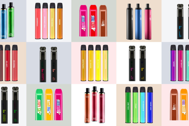 Disposable flavoured vapes from HQD and IGET available in Australia. 