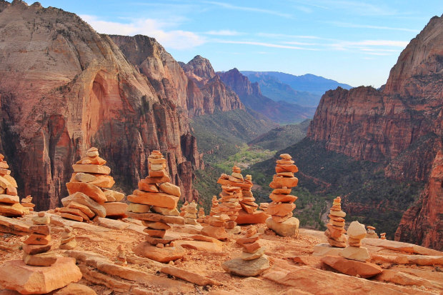 Angels Landing in Zion National Park.