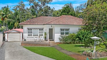 A three-bedroom cottage in Telopea, in Sydney’s north west, which sold for around the city’s  median house price earlier this year. 