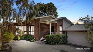 A three-bedroom house on a 494-square-metre block in Mooroolbark, which sold for $842,5000 last month. The suburb’s median house price sits at $845,000.
