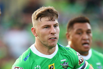 Canberra’s Englishman halfback George Williams is homesick.
