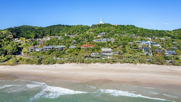 Wategos residents are worried about large new developments behind the beach.