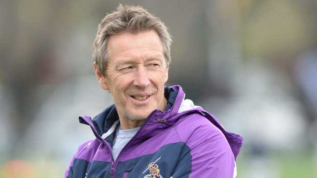 On the ball: Storm coach Craig Bellamy has his team ready for any weather conditions.