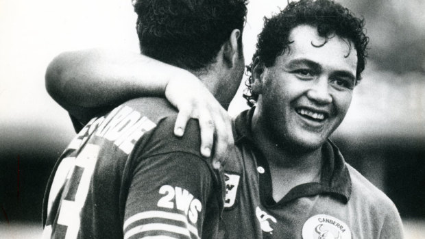 John Lomax played for the Canberra Raiders in the 1990s.