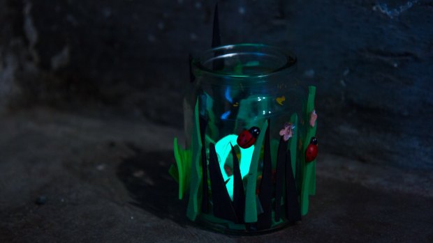 Kids can make one of these magical Wonder Jars at the Canberra Glassworks on June 16.