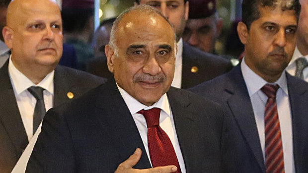 Iraqi Prime Minister-designate Adel Abdul-Mahdi.