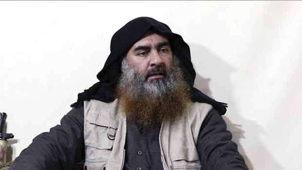 Deceased Islamic State group leader Abu Bakr al-Baghdadi. 