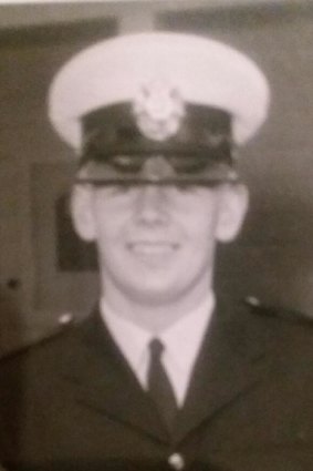 Robert Gommeson, pictured at his graduation from the police academy in the 1960s.