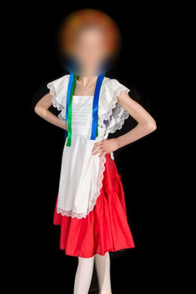 The girl was hospitalised after the Department of Communities investigated concerns from a dance studio.