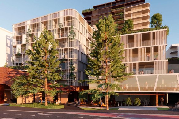 Artists’ impression of Sirius apartment tower.