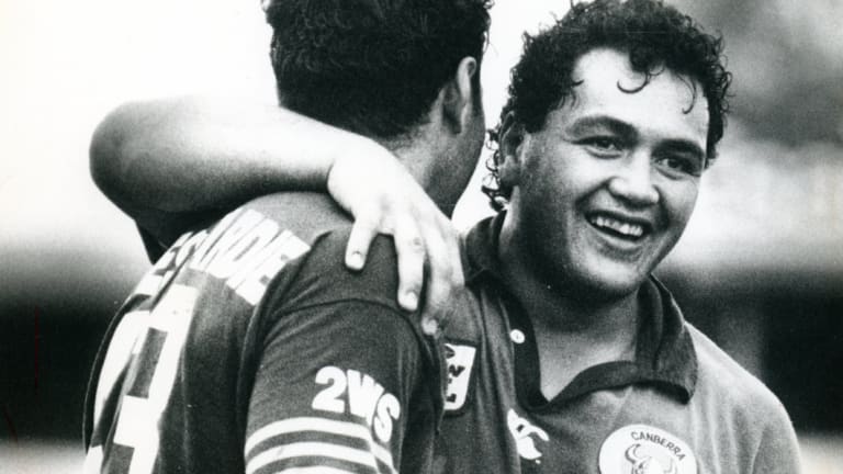 John Lomax played for the Canberra Raiders in the 1990s.