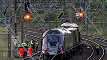 People onboard the train likened the collision to a "bomb explosion".