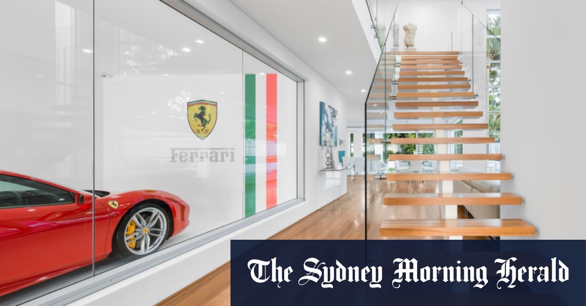 Family splashes $6.15m on house with viewing window for prestige cars