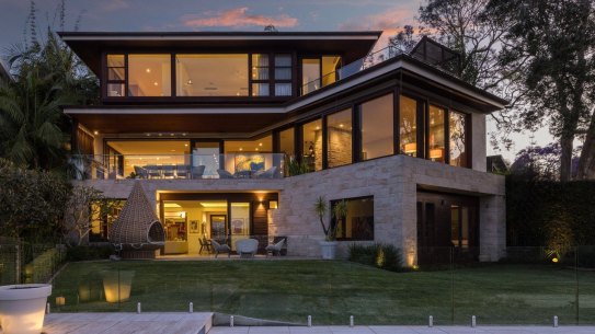 The Mosman home of Michele and Trevor Matthews won the 2015 Master Builders Association award for excellence in housing and pools.