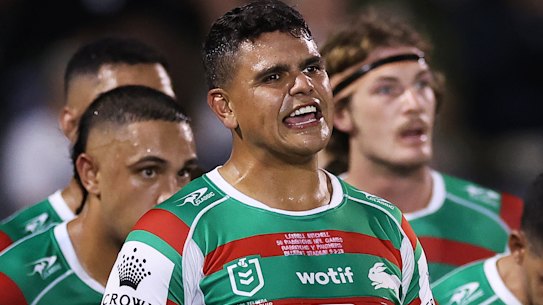 Latrell Mitchell was allegedly targeted by racial abuse on Thursday night.