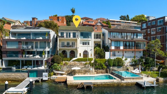 Victoria Baker has paid $14.5 million cash for a waterfront house in Kurraba Point.