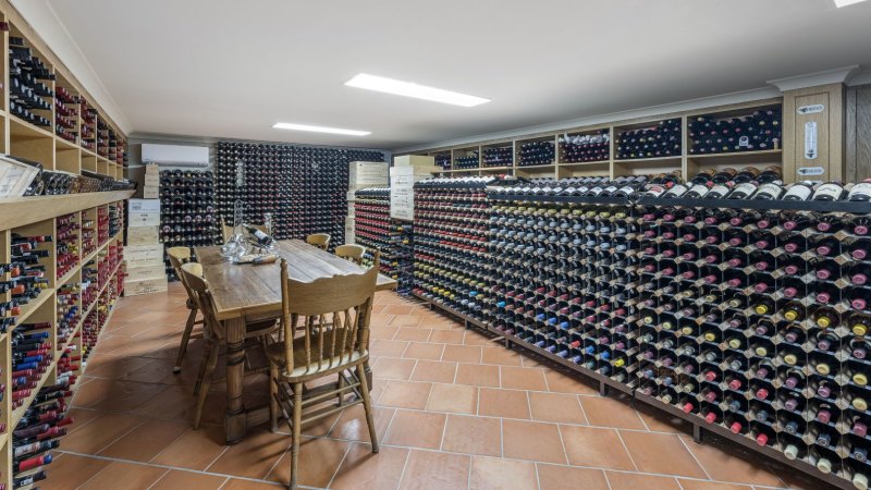Fancy a nice drop? It’s always wine o’clock in this home in Melbourne’s best suburb