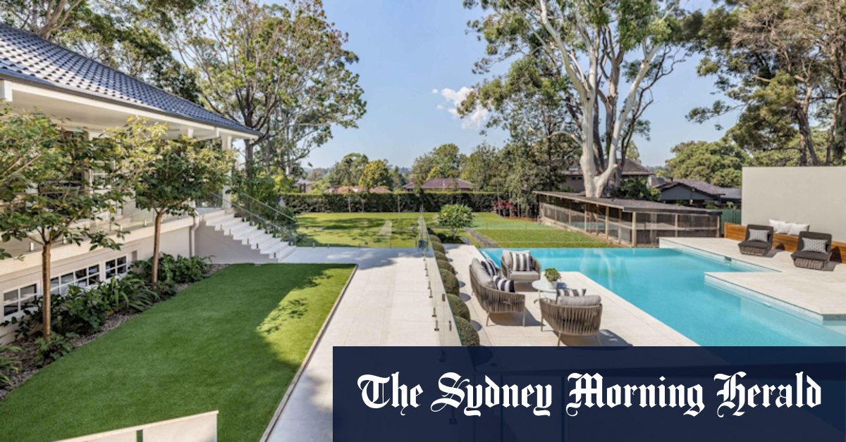 Sydney auctions: Luxurious Wahroonga house with a bedroom for the dog sells for $9.1 million - Vimarsana News