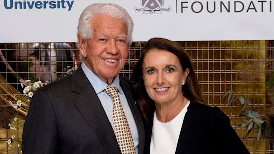 Blackmores' biggest shareholder Marcus Blackmore and wife Caroline. 