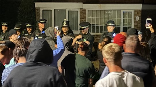 英国改革議員スコット・ハッシー氏がソーシャルメディアで共有したセットフォードの現場の写真。