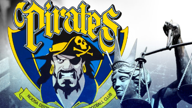 An amateur rugby league player with the Noosa Pirates has been charged with grievous bodily harm over an on-field incident with a player from another team.