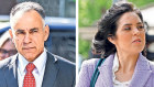 John Pesutto and Moira Deeming, pictured during their defamation trial.
