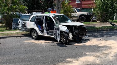 Ferrari Trashed In Two Vehicle Brisbane Crash
