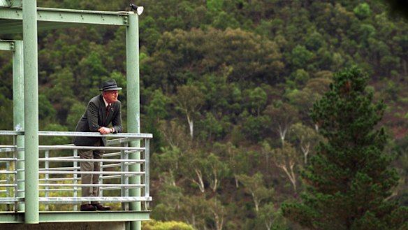Max Hill at Greenhills  in 2000. He helped establish the conference centre in 1956.