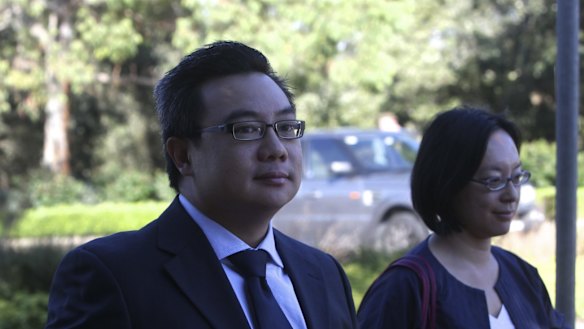 Ong Ming Tan at a court appearance during his prior case in 2012.