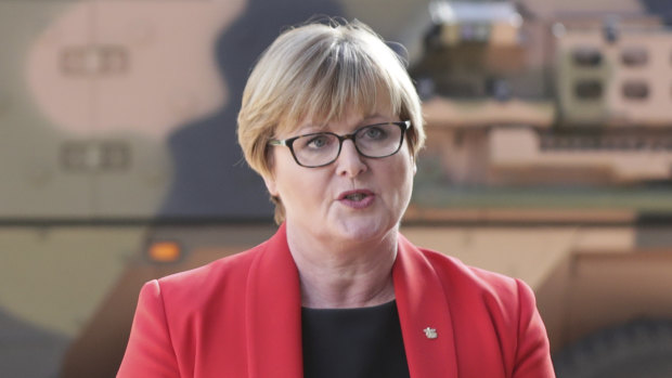 Defence Minister Linda Reynolds will give a speech on Thursday saying Australia is "deeply unsettled" with China's military push into the Indo-Pacific.