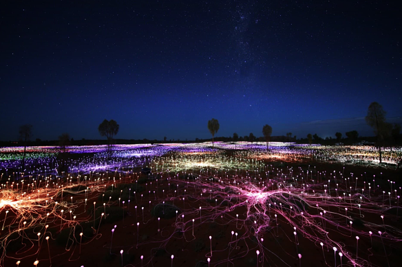 Bruce Munro’s Field of Light is a sight to behold.
