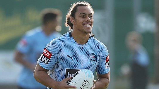 Blues No.6 Jarome Luai.