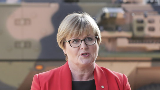 Defence Minister Linda Reynolds will give a speech on Thursday saying Australia is "deeply unsettled" with China's military push into the Indo-Pacific.