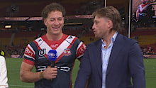 Cameron Munster speaks to Mark Nawaqanitawase.
