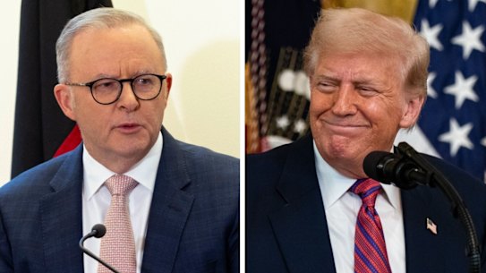 Anthony Albanese said in April that Australia would not compromise on biosecurity while Donald Trump demanded access for US beef.