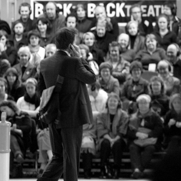Small Metal Objects, which premiered in 2005, was set in Melbourne’s Flinders Street Station at peak hour. It is still touring the world.