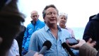 Andrew Forrest with Dr Jessica Meeuwig, whose parents he gushingly thanked in his PhD thesis.  