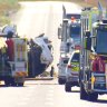Nurse, patient dead after truck hits ambulance on Queensland highway