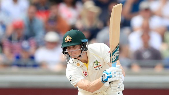 Steve Smith proved almost impenetrable at Edgbaston.